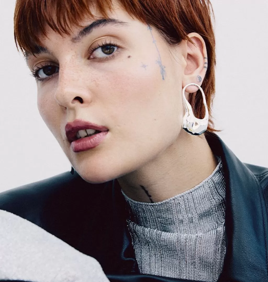 Discount WOS UP Ada Earrings Silver