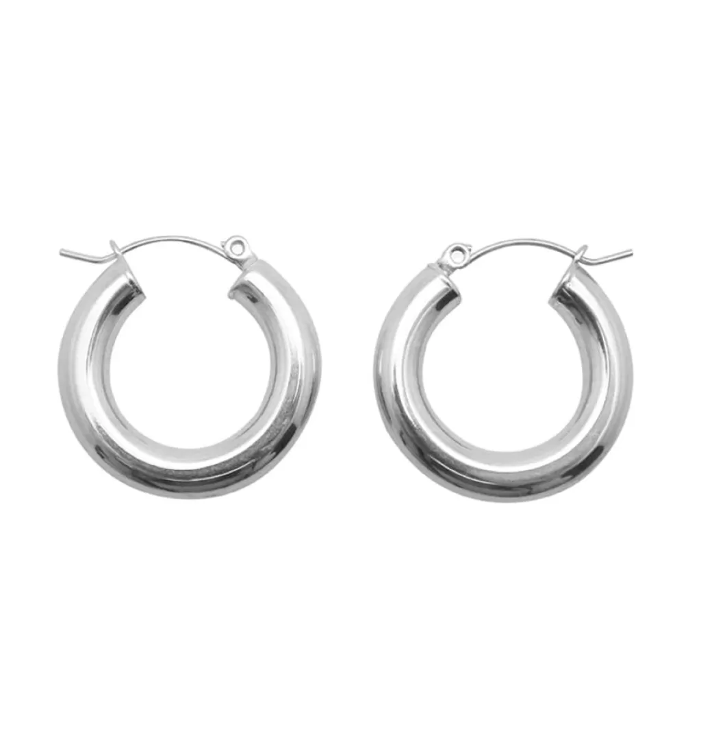 Cheap WOS UP Alice Silver Hoops