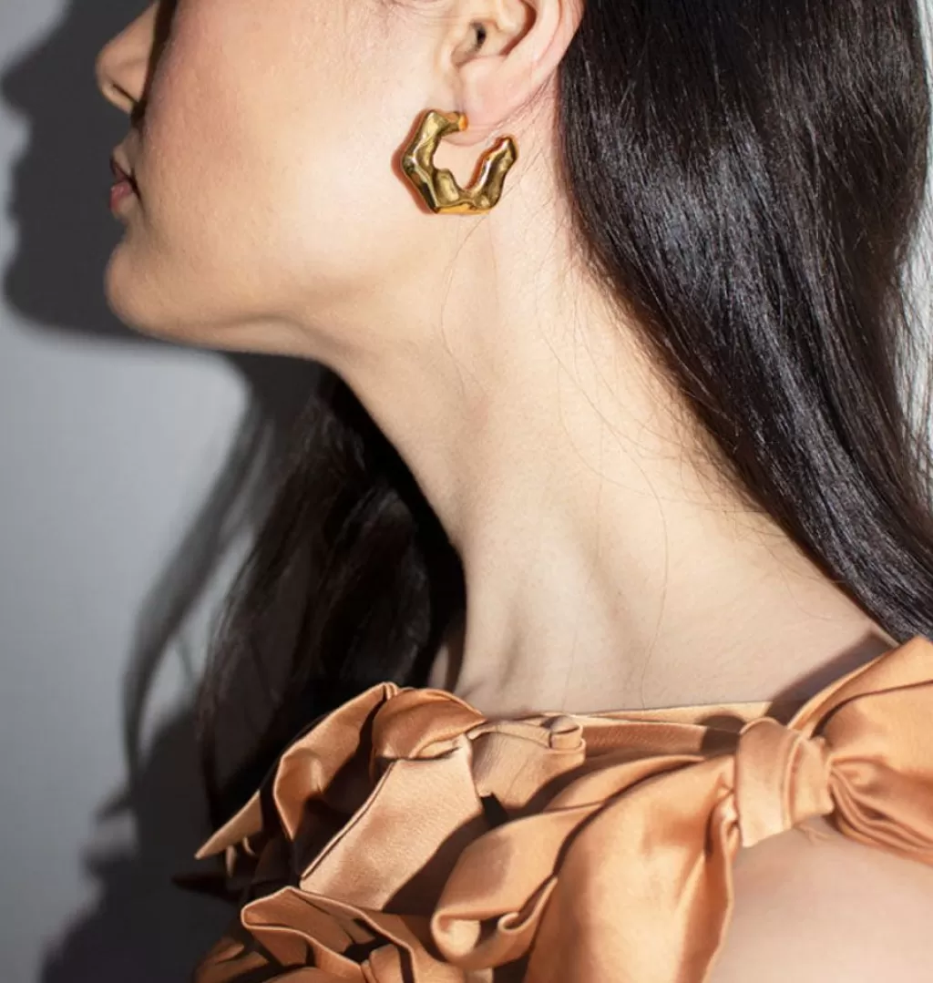Online WOS UP Amanda Earrings • Gold