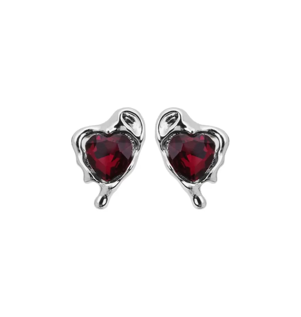 Fashion WOS UP Amore Earring Silver