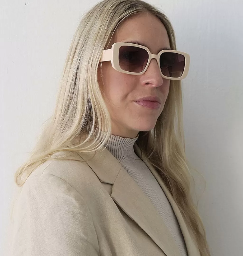 Cheap WOS UP Anna Sunglasses Beige