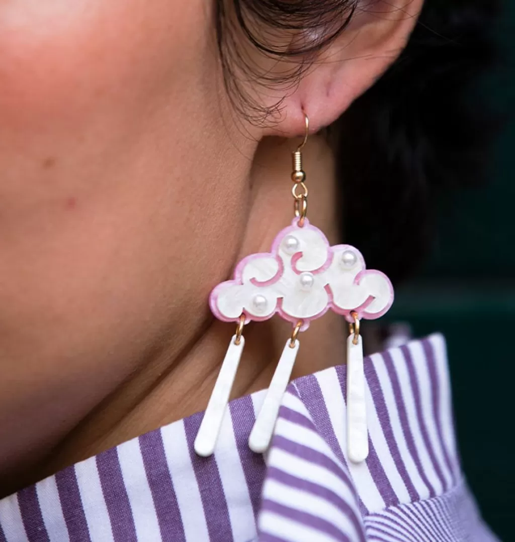 Hot WOS Anywhere Pink Earrings