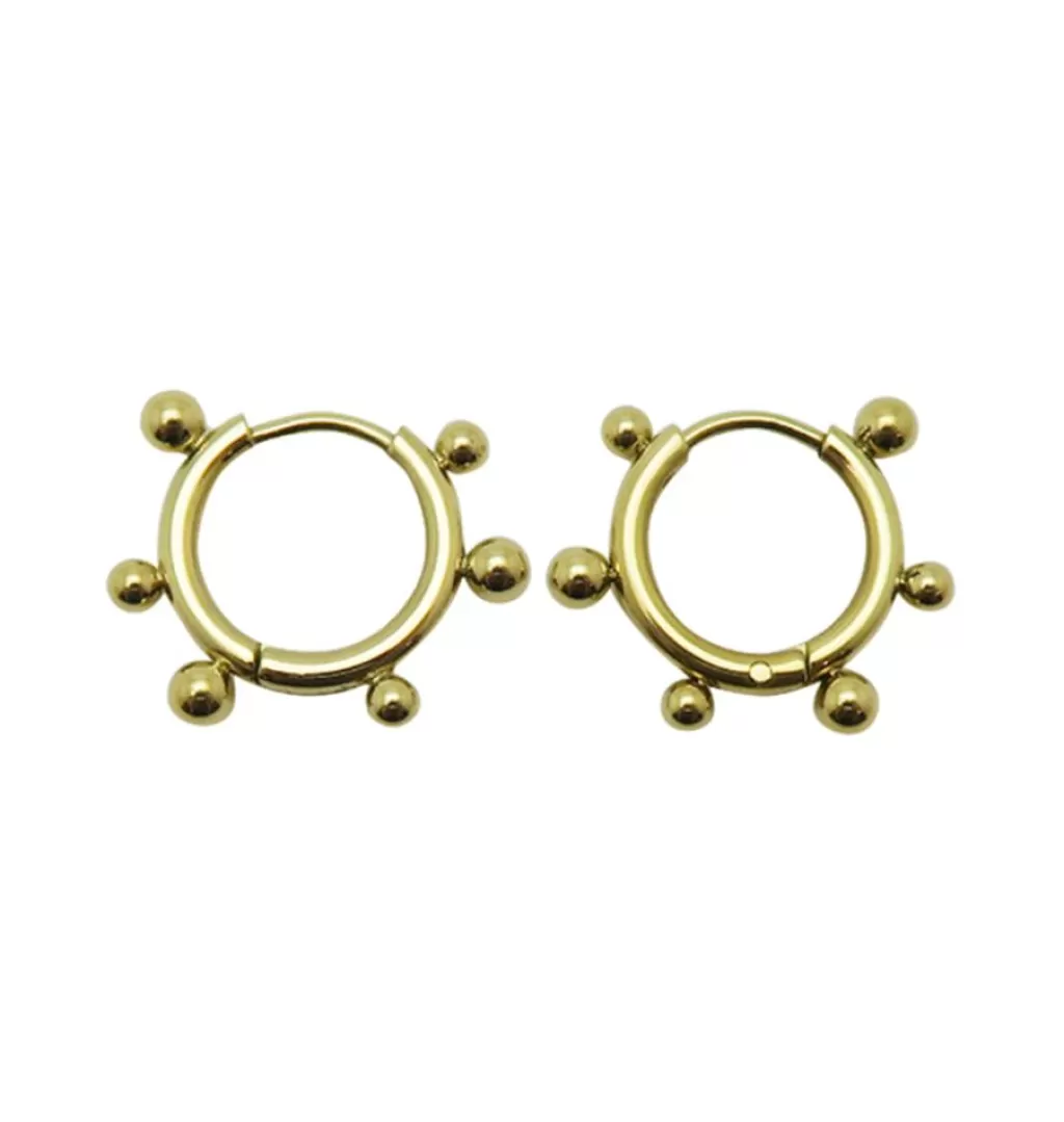 Discount WOS UP Bam Bam Earrings Gold