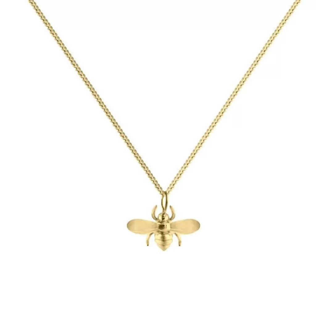 Clearance Carolinne B Bee Necklace Gold