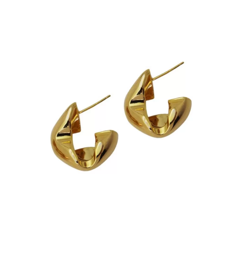 New WOS UP Bell Earrings Gold