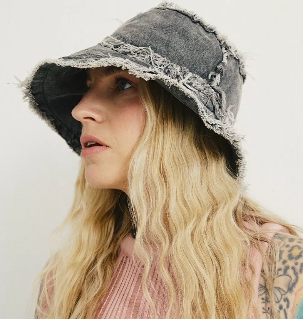 Online WOS UP Ben Bucket Hat Grey