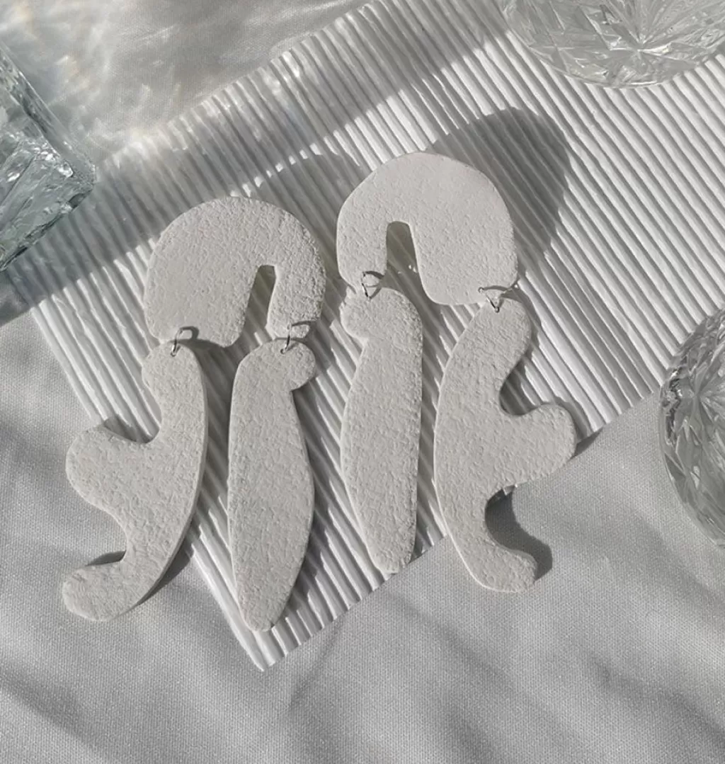 Shop Annorlunda Creations Blakely Earrings White