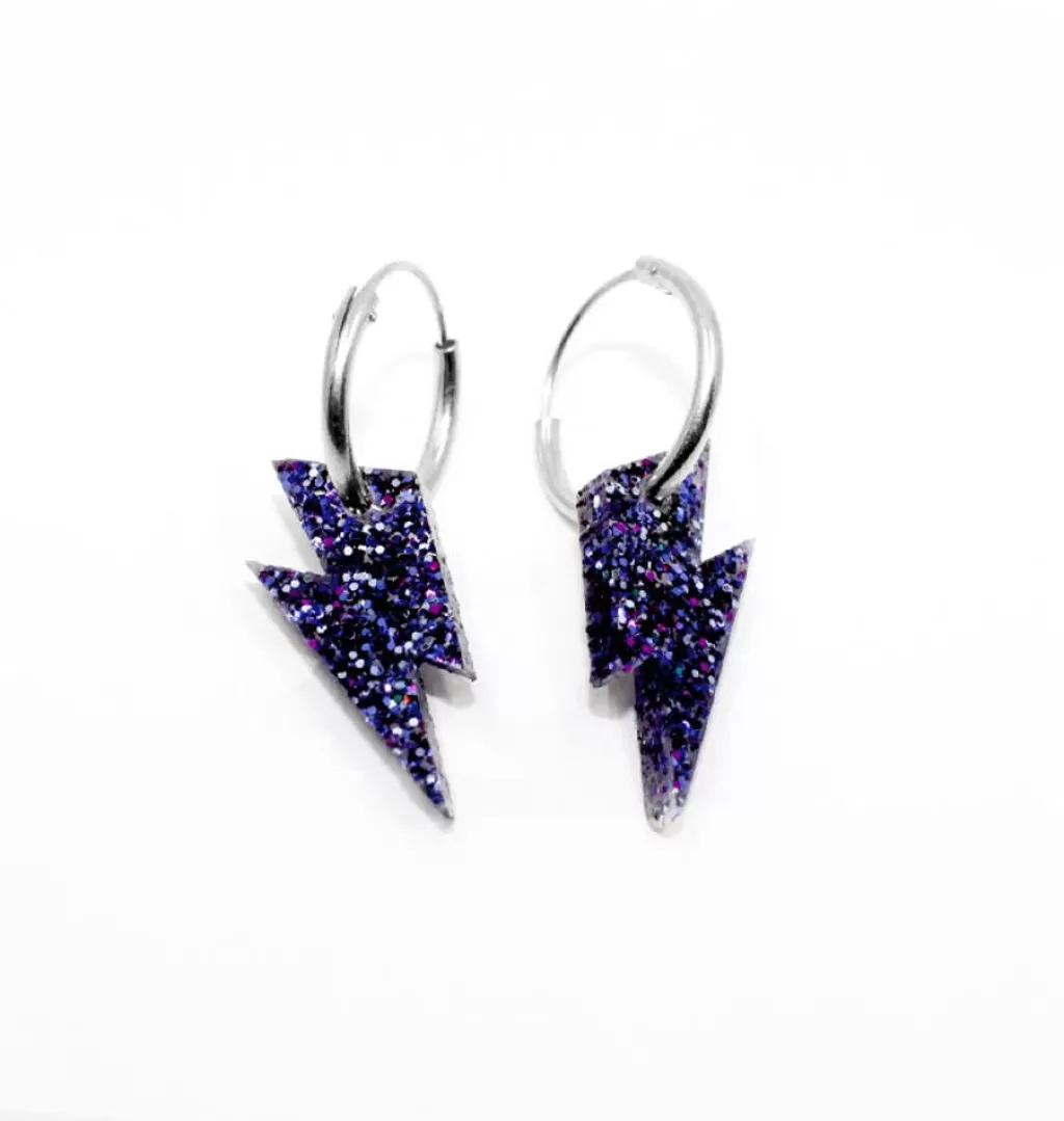 Best Liv och Ellen Blixt Earrings Blue Glitter