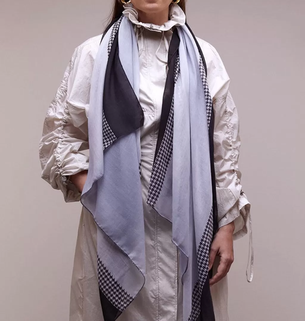 New WOS UP Block Shawl Gray