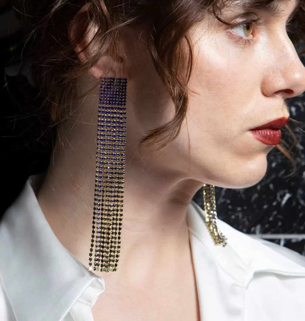 Best WOS UP Blue Rain Earrings