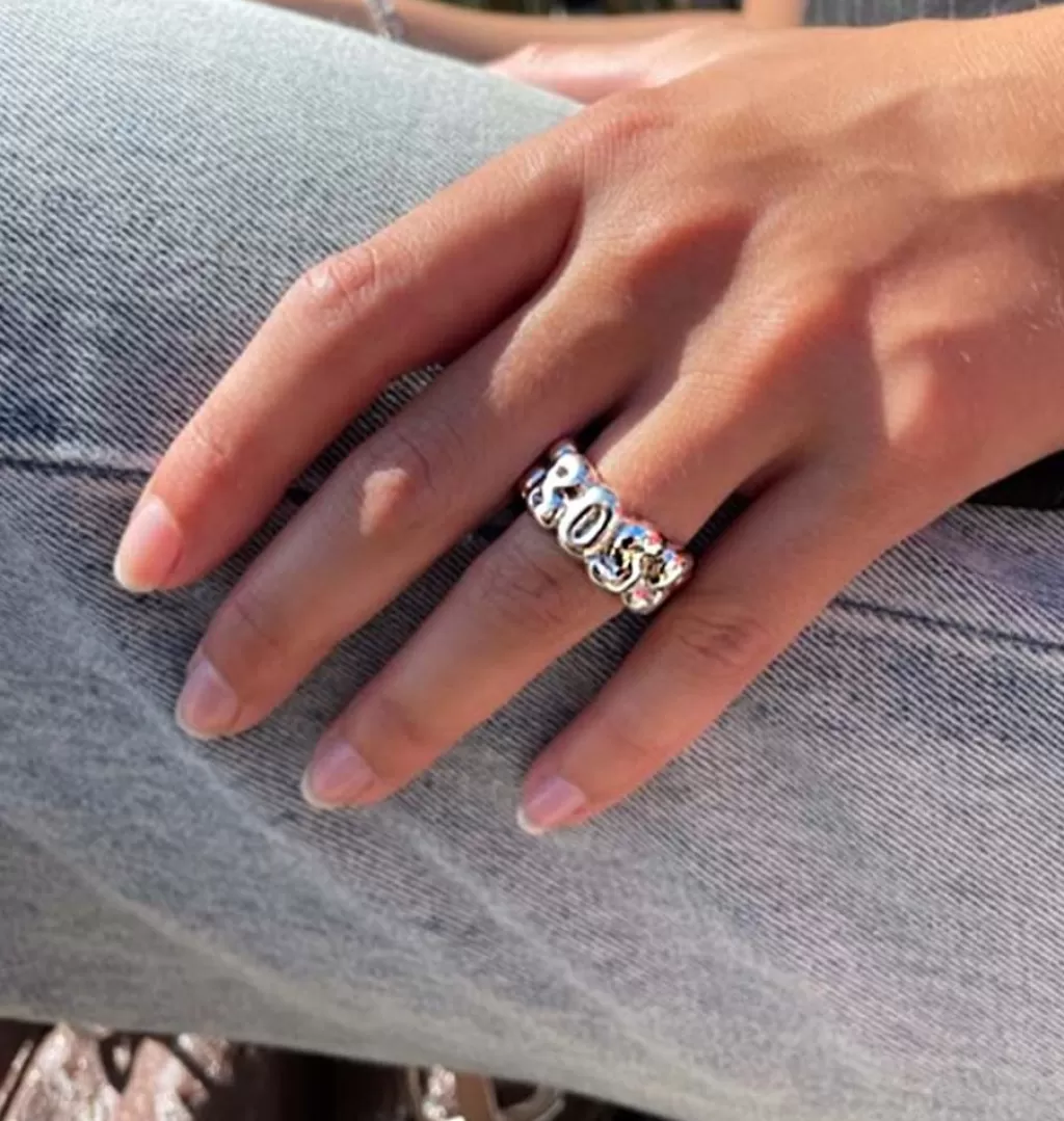 Store Cajsa Lorentz Silver Boss Ring