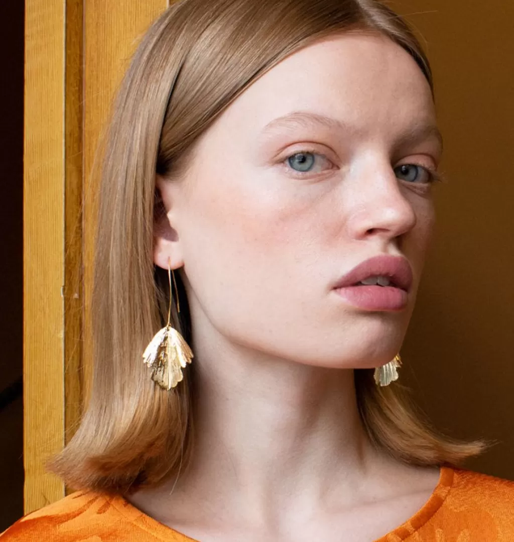 Store WOS UP Brita Earrings Gold
