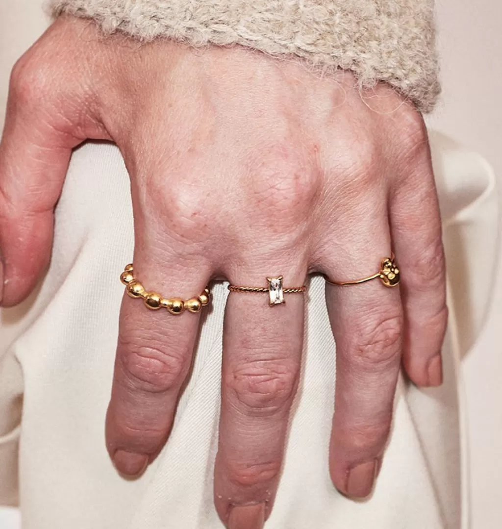 Flash Sale WOS Bubble Ring Gold