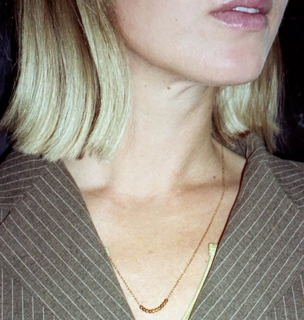 Online WOS UP Bullet Necklace Gold