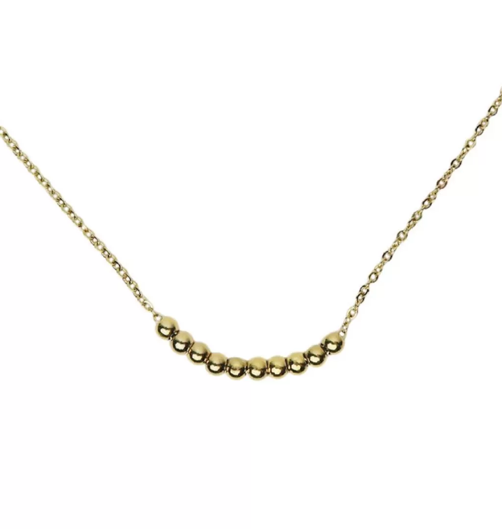 Online WOS UP Bullet Necklace Gold