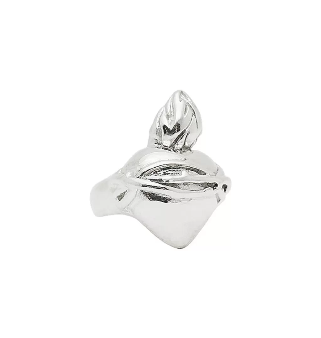 Best Sale WOS Burning Heart Ring • Silver