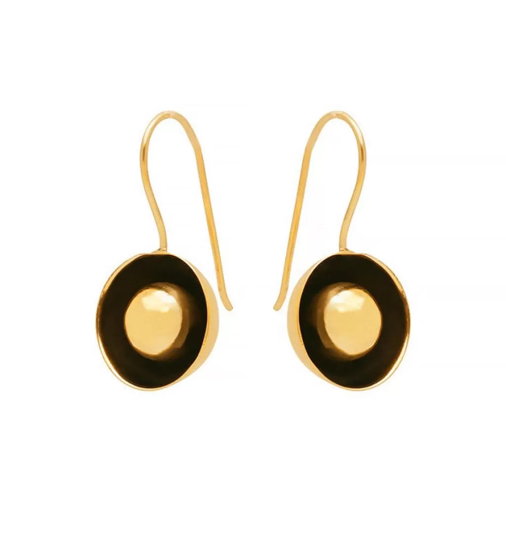Fashion Sjösten Sweden Button Earrings