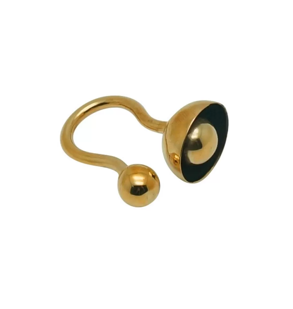 Cheap Sjösten Sweden Button Ring • Brass