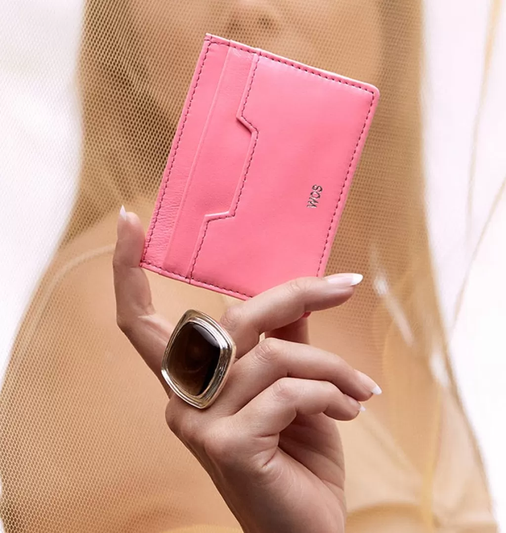 Outlet WOS Card Wallet Neon Pink