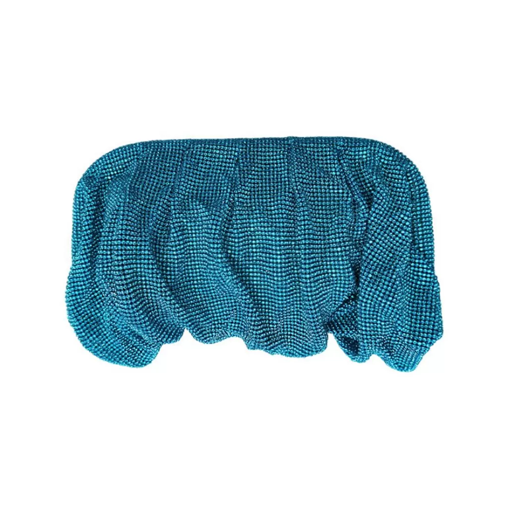 Clearance WOS UP Champagne Handbag Turquoise