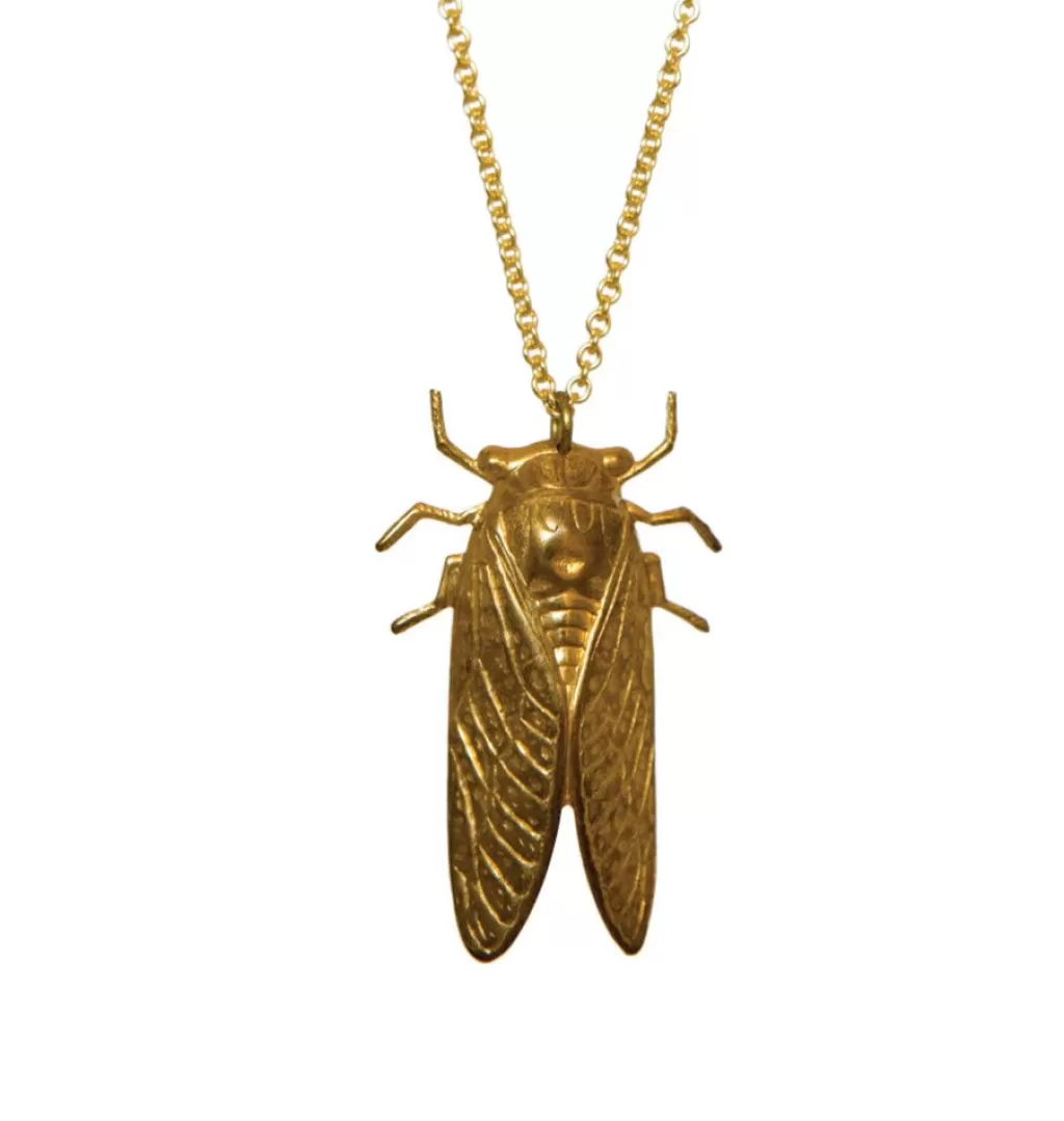 New BoheMia Collection Cicada • Necklace Brass