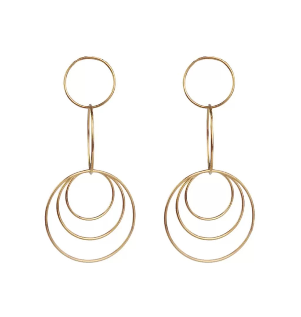 Discount WOS UP Circles Earring Gold