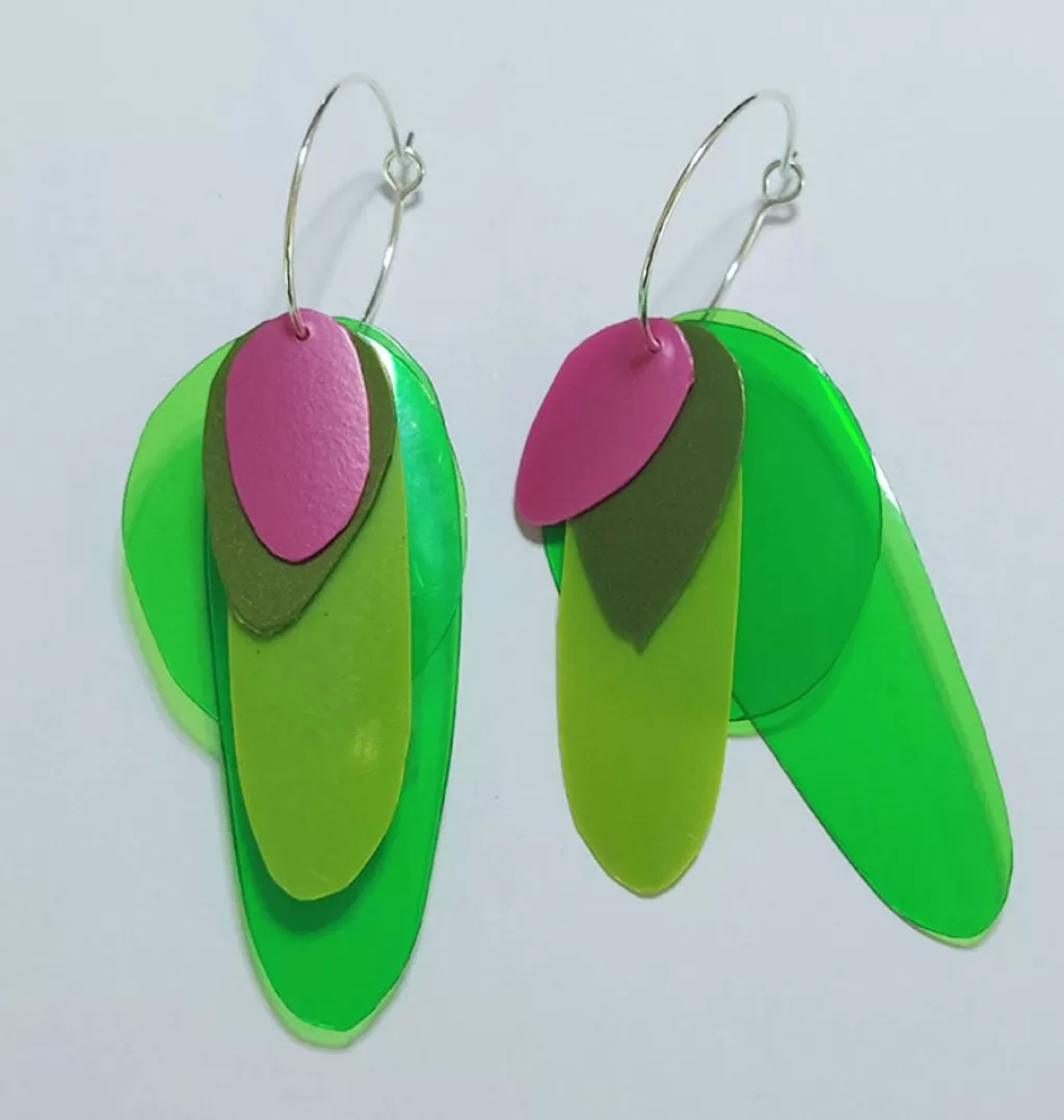 Outlet Studio Skata Clean Soda Earrings Green