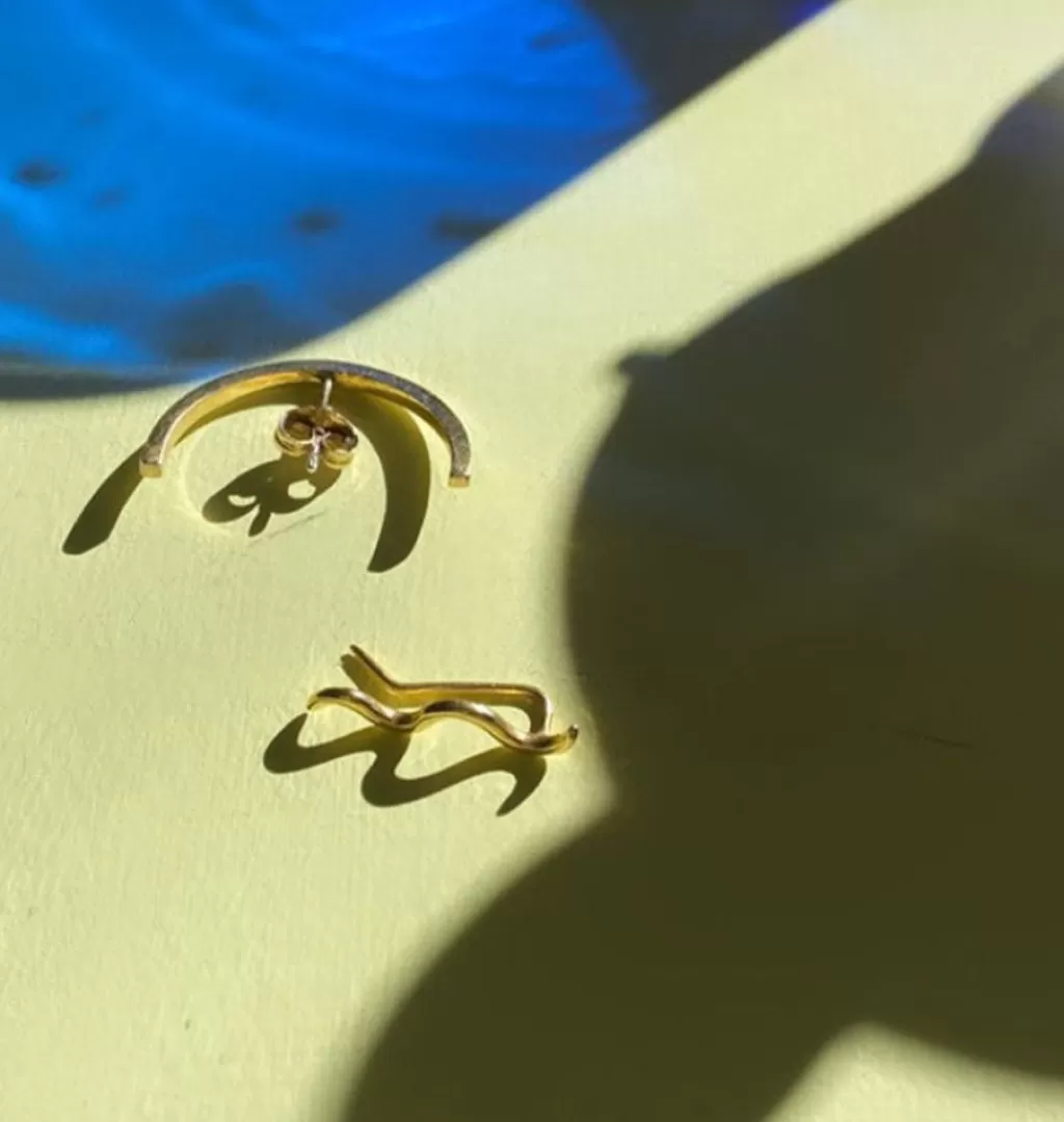 Store Kajsa Malmström Climber Mini Earslide Guld Singelorhange