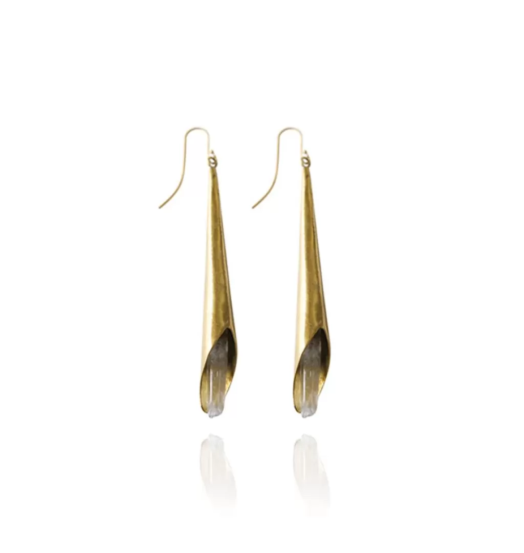Fashion BoheMia Collection Crystalcone Medium Brass