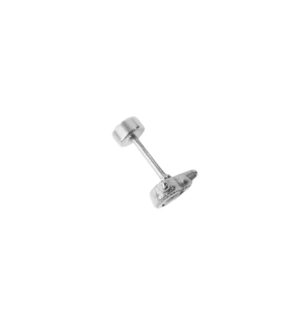 Store WOS Devil Heart Single Stud Silver