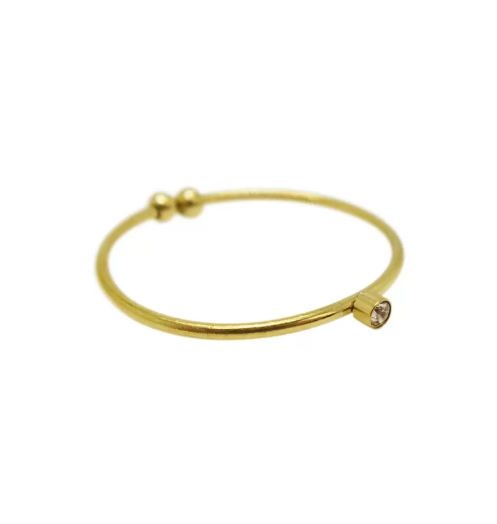 New WOS UP Dime Ring Peach • Gold