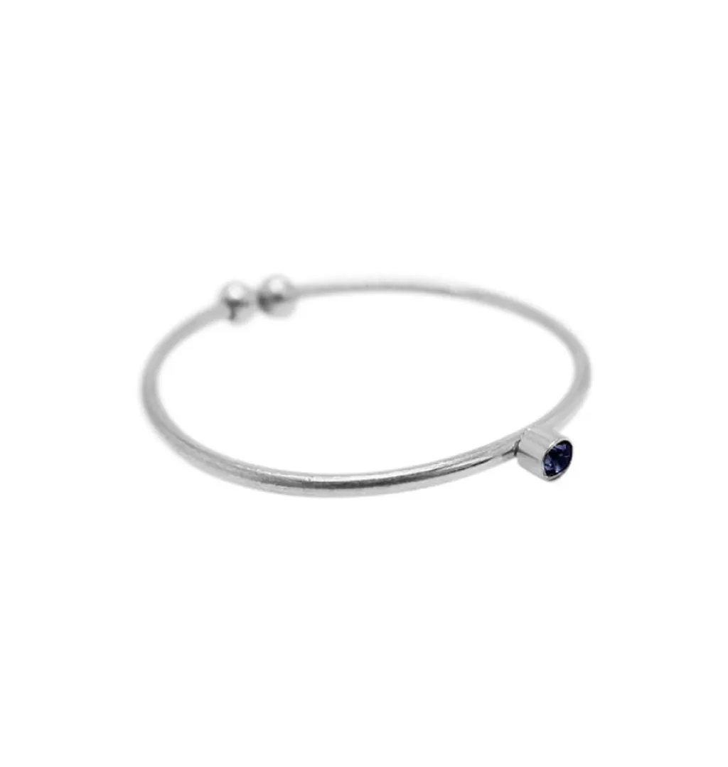Best Sale WOS UP Dime Silver Blue • Ring