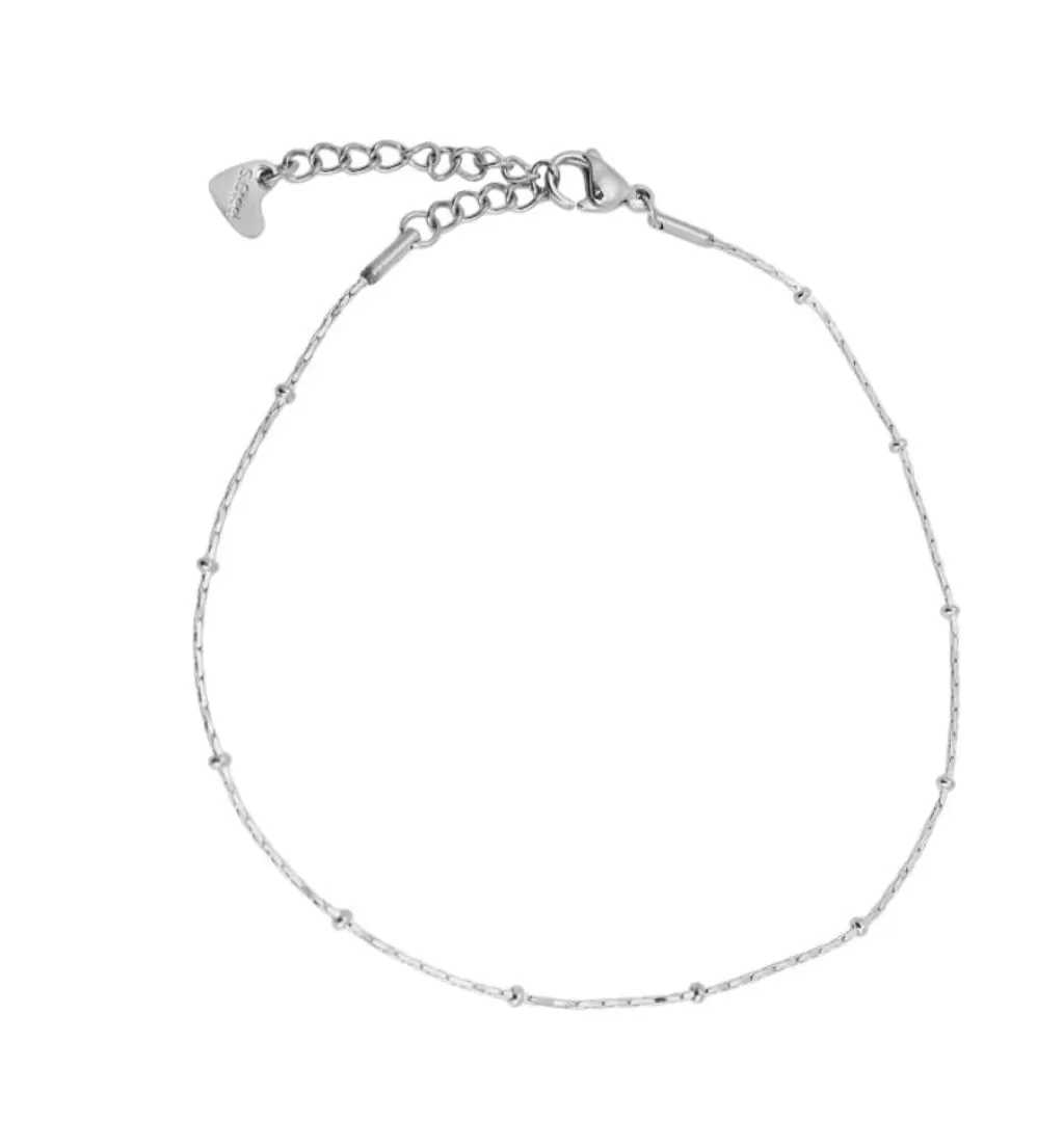 New WOS UP Dots Foot Chain Gold
