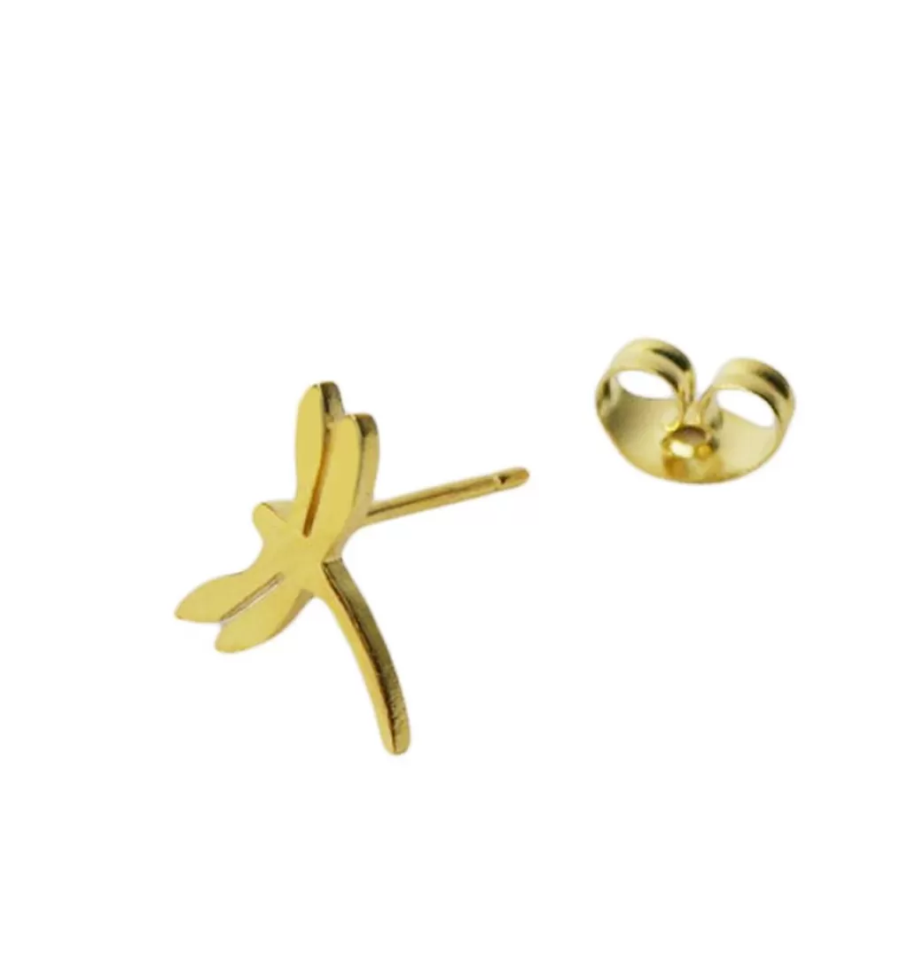 Best Sale WOS UP Dragonfly Stud Gold