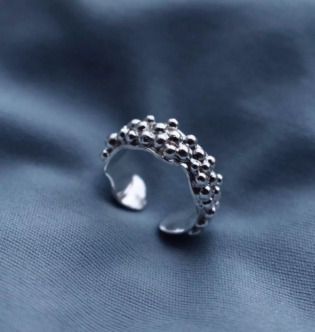 Sale Tovemika Droplets Ring Silver