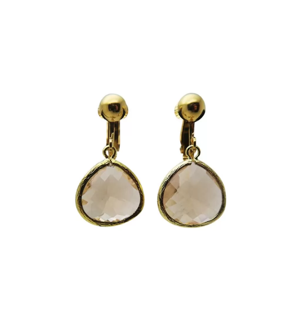 Discount AngelPearls Drops Clip-On • Peach