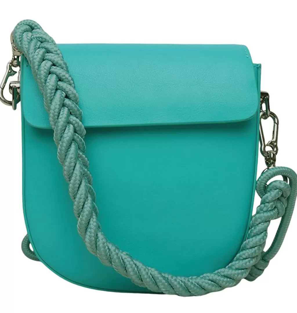Fashion WOS UP Edge Handbag Turquoise