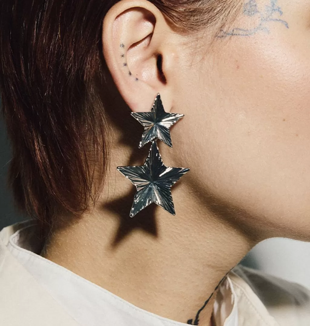 Flash Sale WOS UP Estelle Earrings Silver