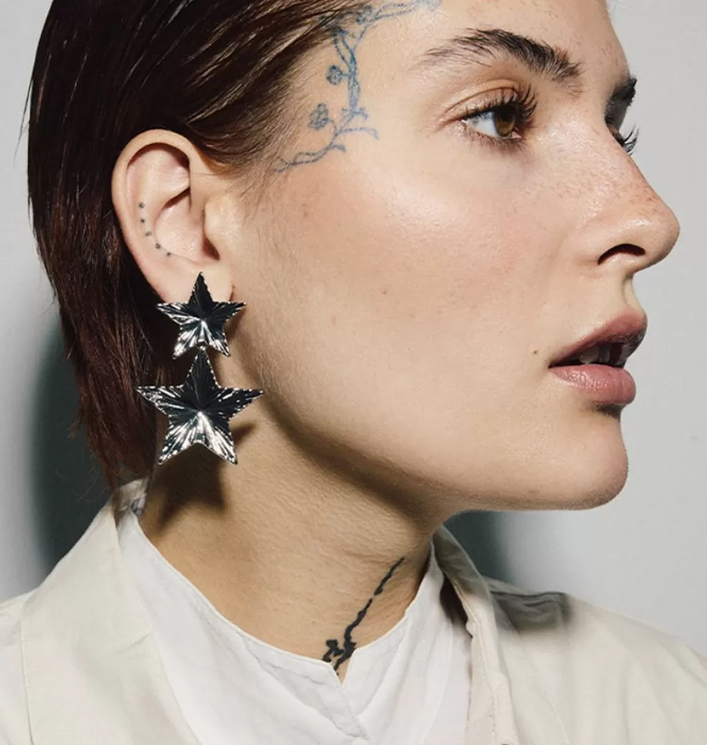 Flash Sale WOS UP Estelle Earrings Silver