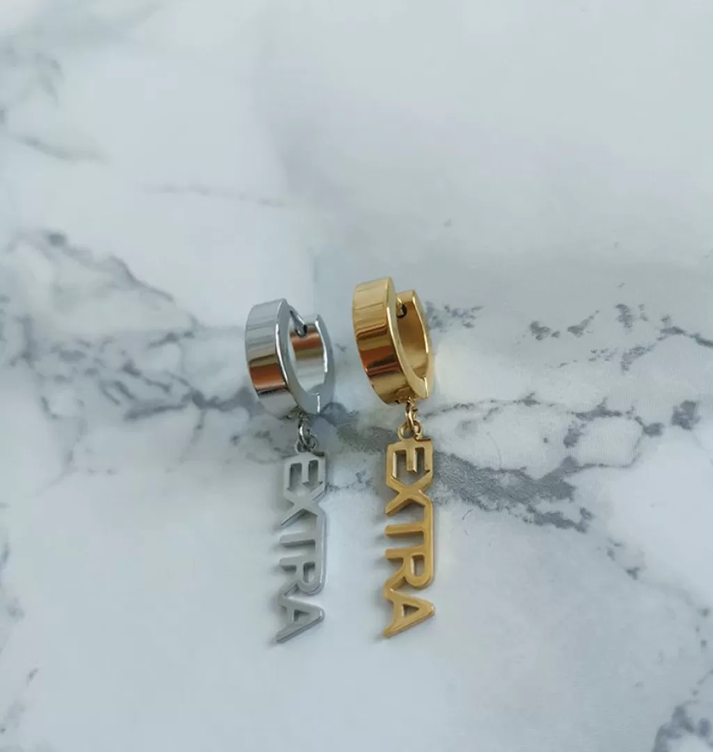 Store Fe:male Extra Hoop Silver • Single Earring