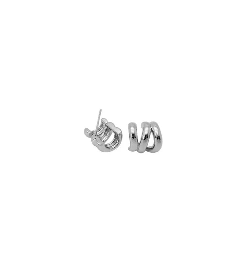 Hot WOS UP Fanny Earring Silver