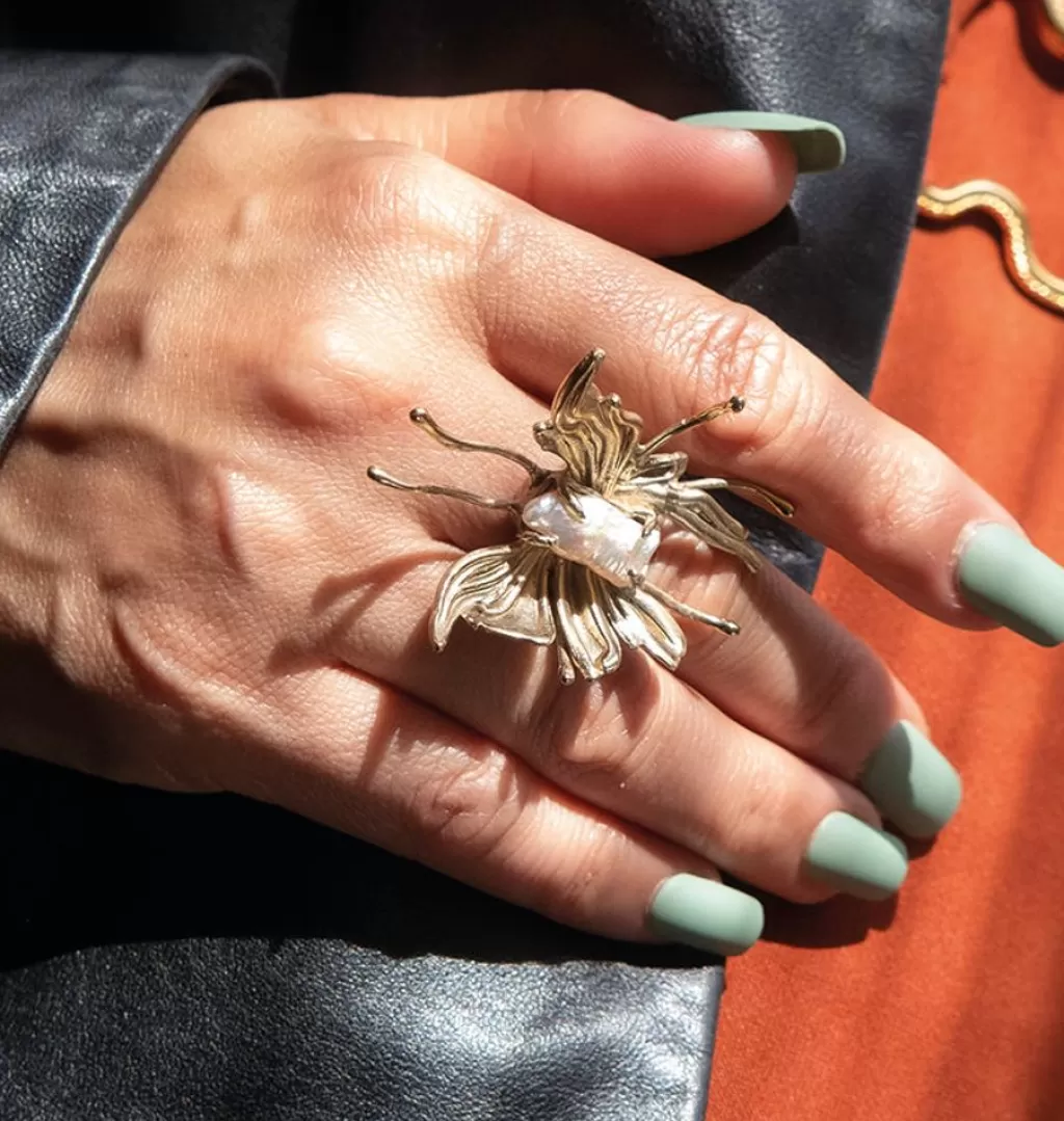 Best Sale WOS Fjaril Ring Gold