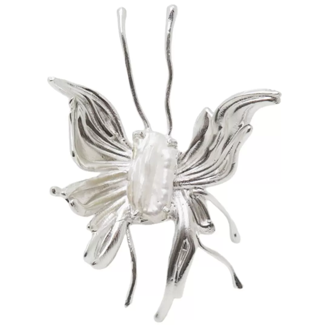 Hot WOS Fjaril Ring Silver