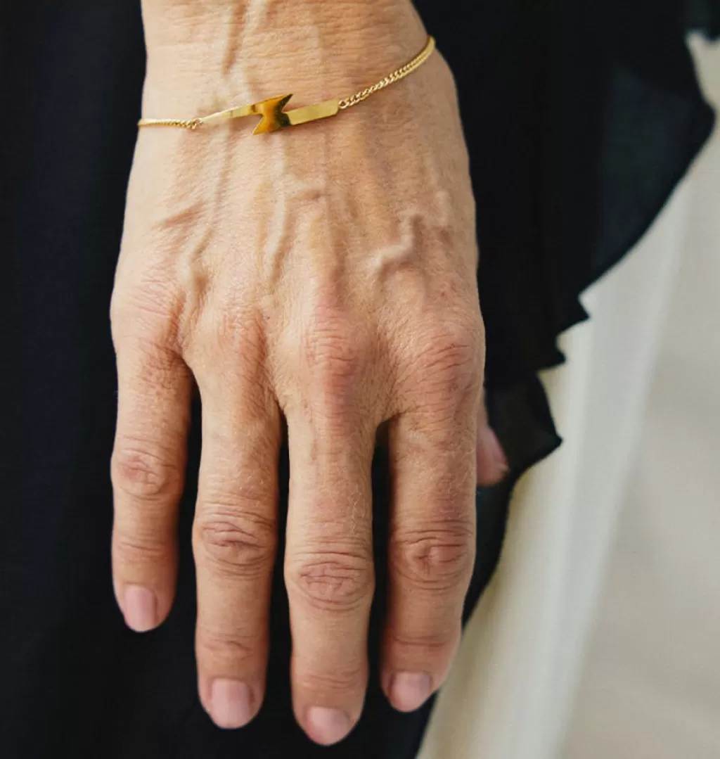 Fashion WOS UP Flashy Bracelet Gold