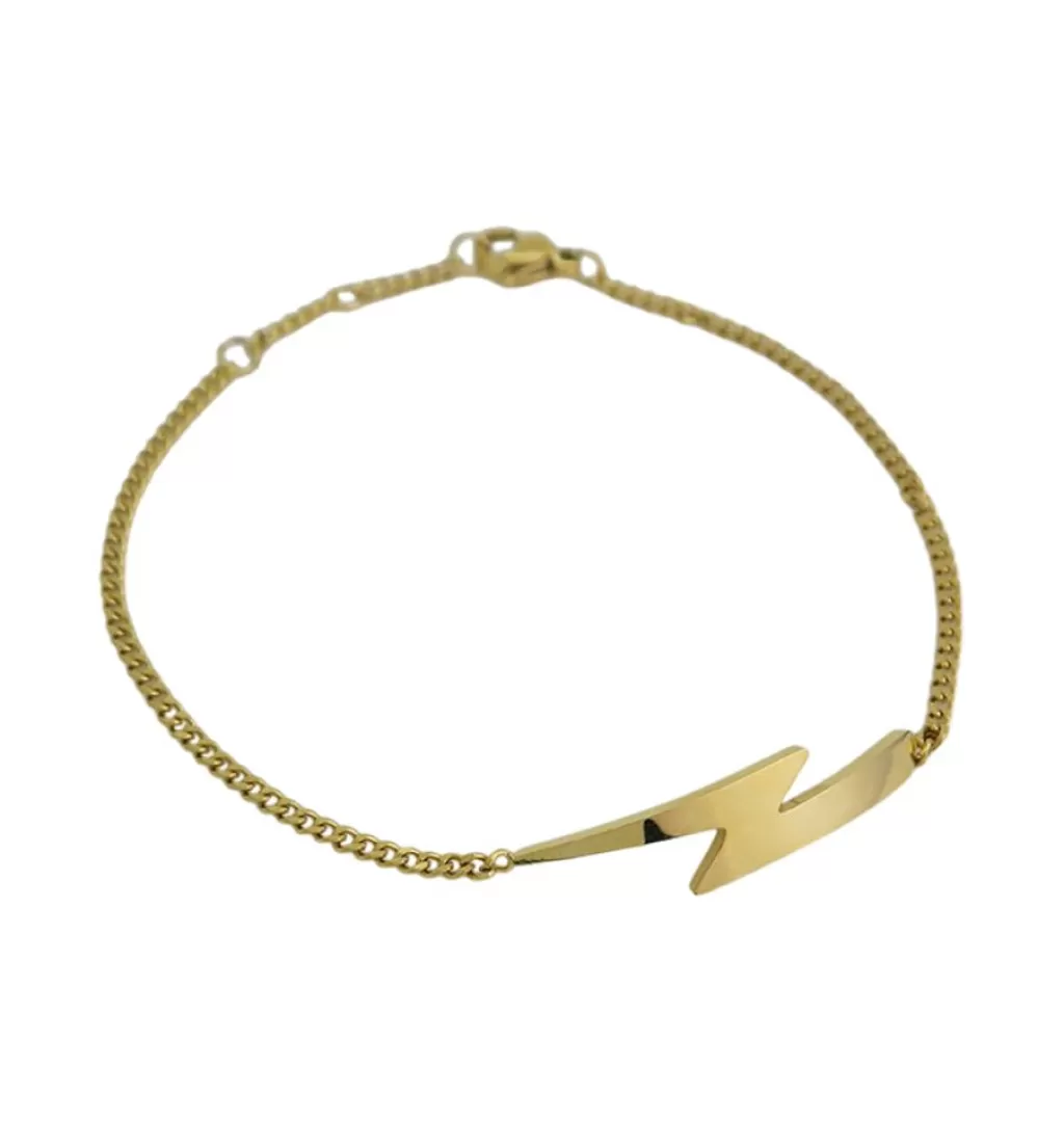Fashion WOS UP Flashy Bracelet Gold