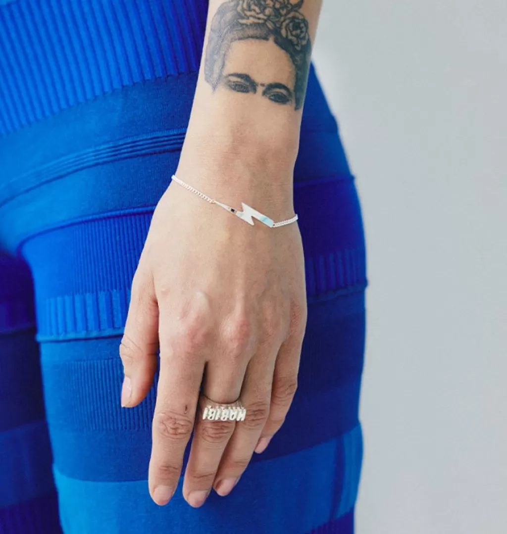 Clearance WOS UP Flashy Bracelet Silver