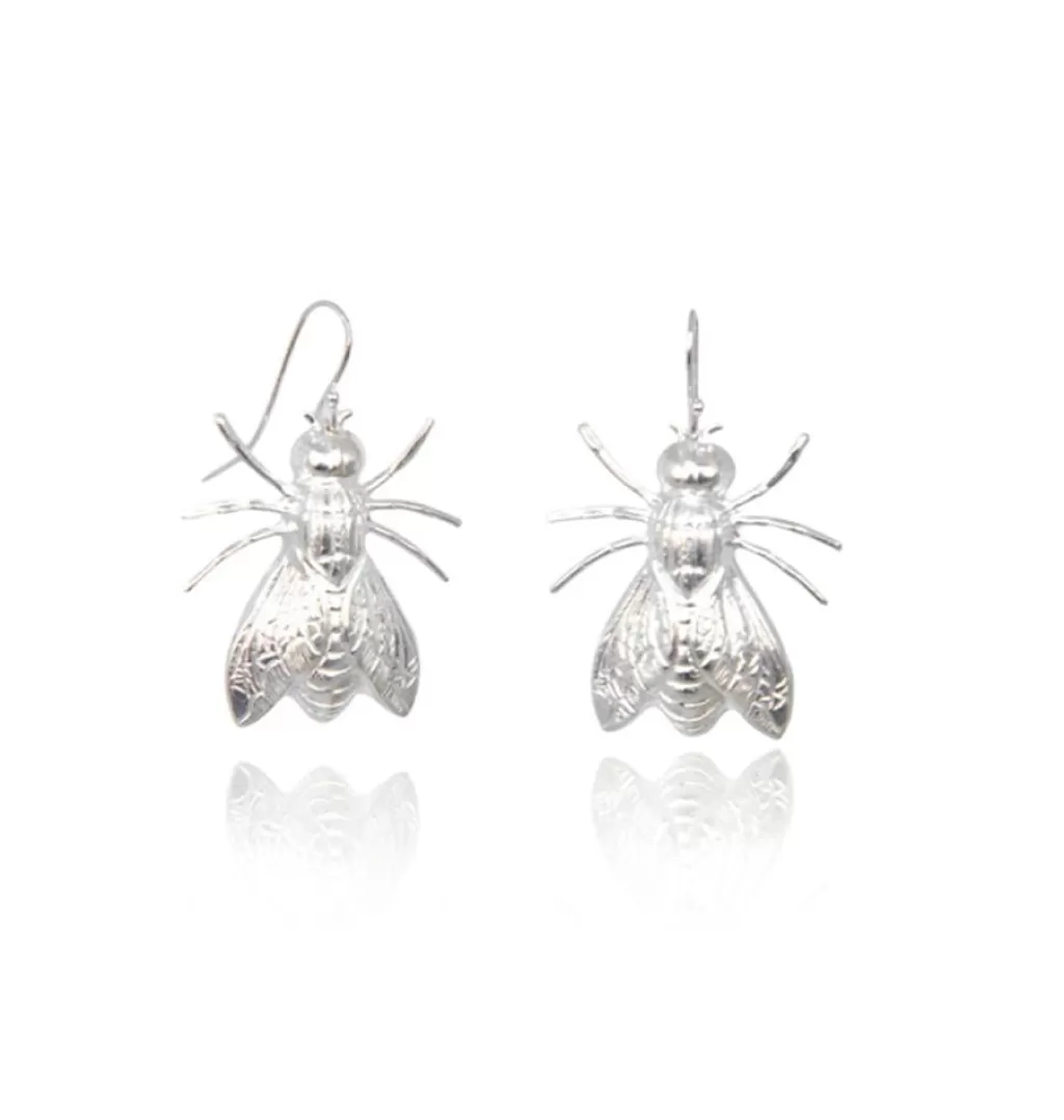 Hot BoheMia Collection Fly Earrings Silver