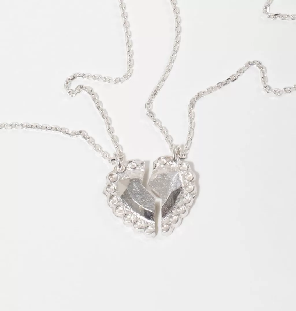 Outlet Hannah Blitz Heyman Friendship Necklace Silver Blitz