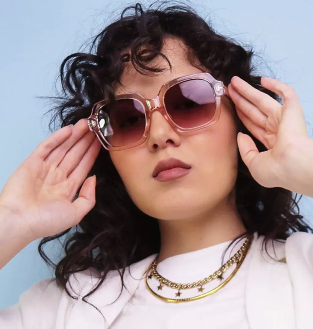 Fashion WOS UP Greta Bubblegum Sunglasses