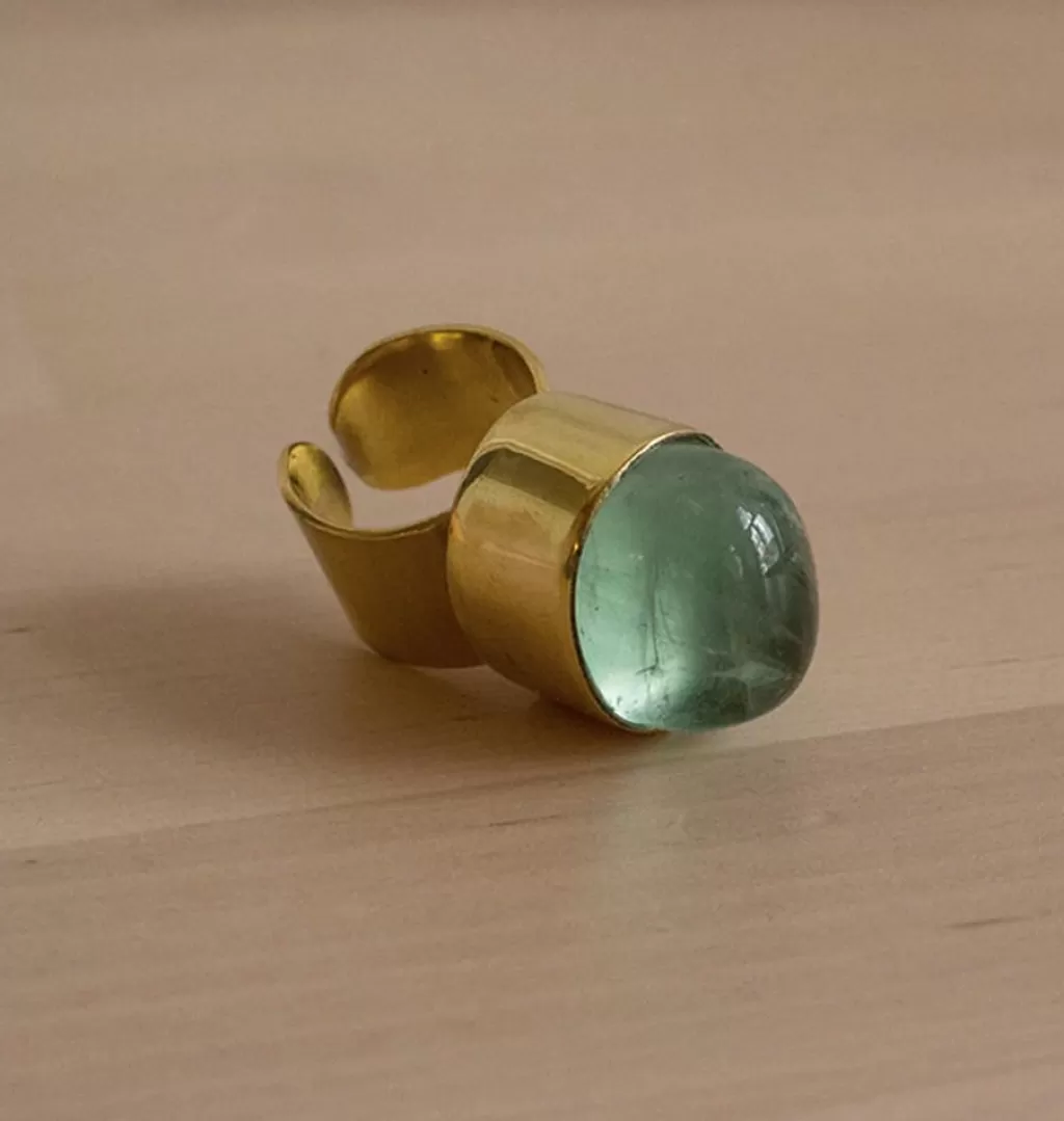 Cheap Bedazzled Grogg Ring Brass Mojito